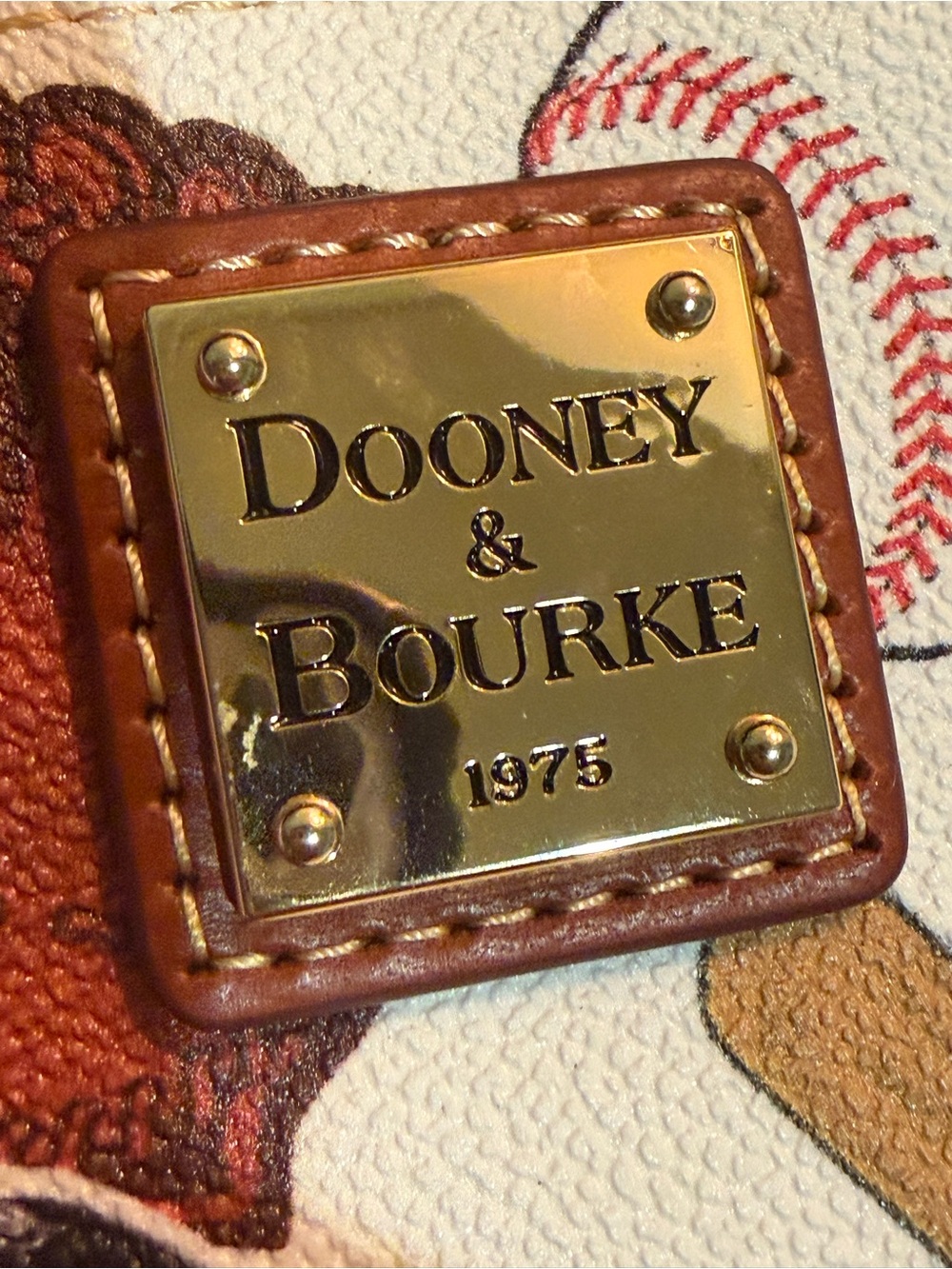 Dooney & Bourke baseball Colorado Rockies zip around wallet wristlet LTD ED - Picture 3 of 15